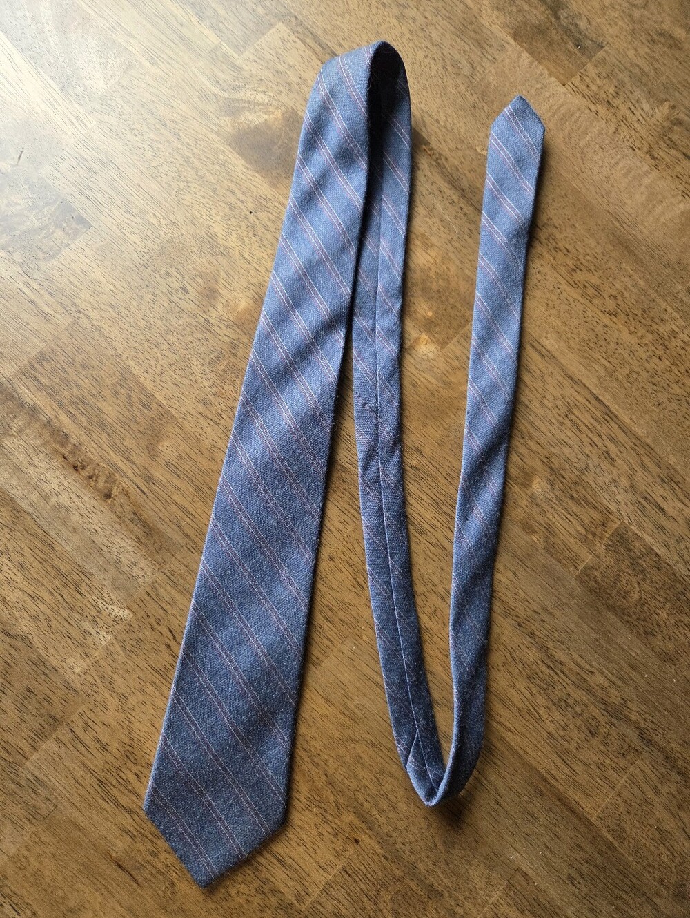 Vintage Wool Silk Blend Tie